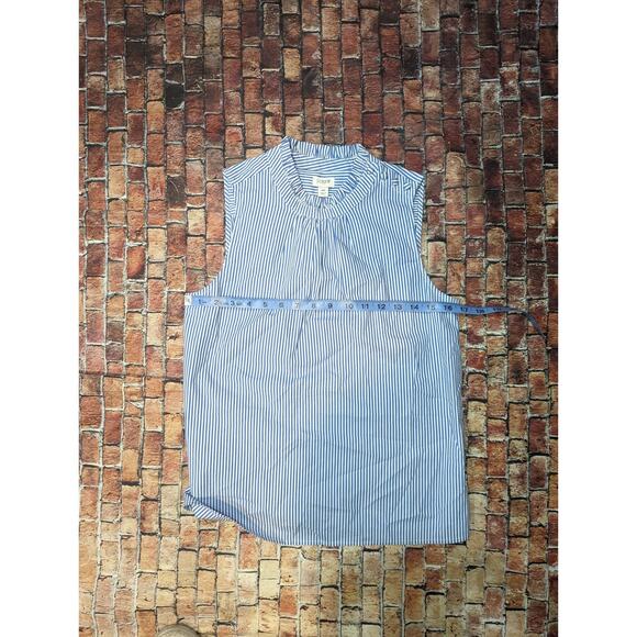 NWT J. Crew Button-ruffleneck Sleeveless top Size XS - Picture 7 of 7